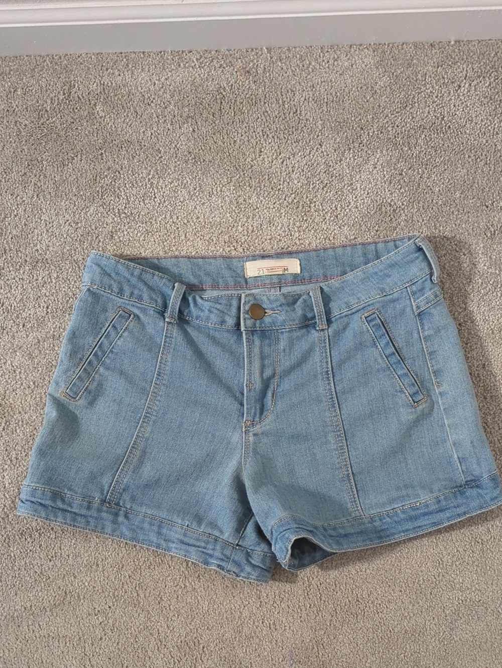 Denim Light Blue Jean Shorts